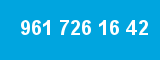 961 726 16 42 961 726 16 42